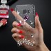 Samsung Galaxy S7 Edge - Handmade Butterfuly Bling Bling Crystal Hard Protective Phone Cover Case